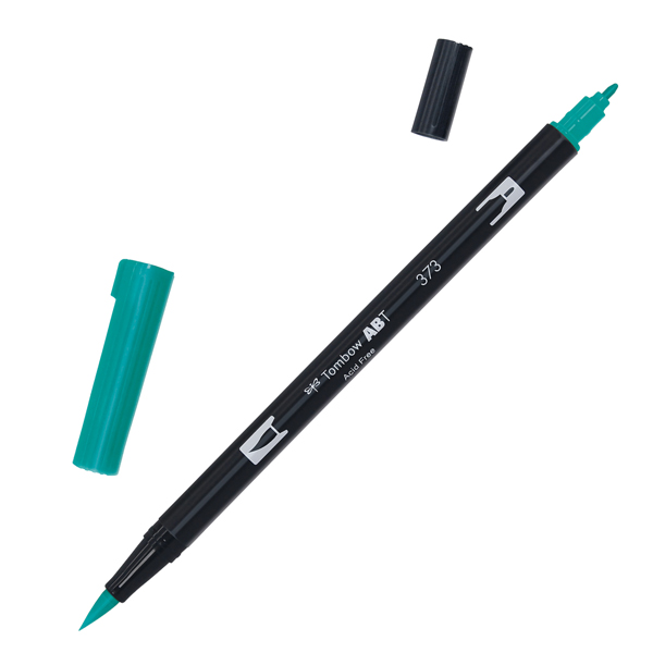  Pennarello Dual Brush 373 - sea blue - Tombow 