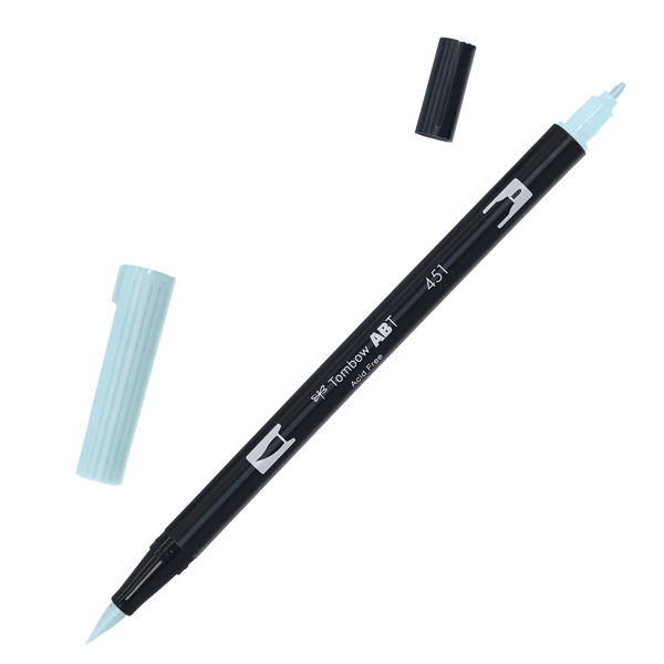  Pennarello Dual Brush 451 - sky blue - Tombow 