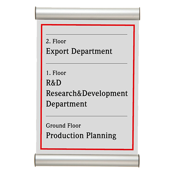  Porta targa appendibile Door Sign - A5 - 15 x 21 cm - Tecnostyl 