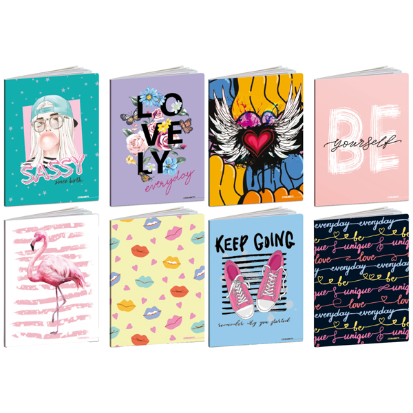  Maxiquaderno Kid Girl - A4 - 1 rigo - 21 fogli - 80 gr - Blasetti 