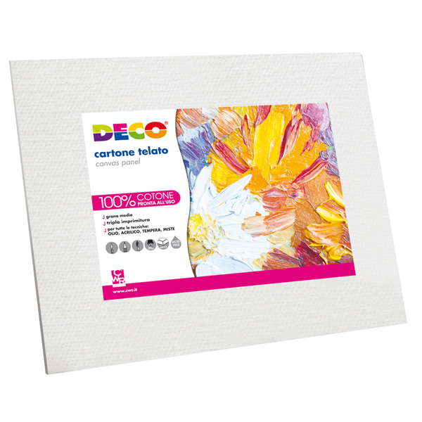  Cartone telato - 25 x 35 cm - Deco 