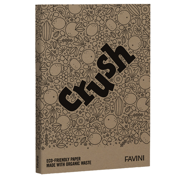  Carta Crush - A4 - 250 gr - nocciola - Favini - conf. 50 fogli 