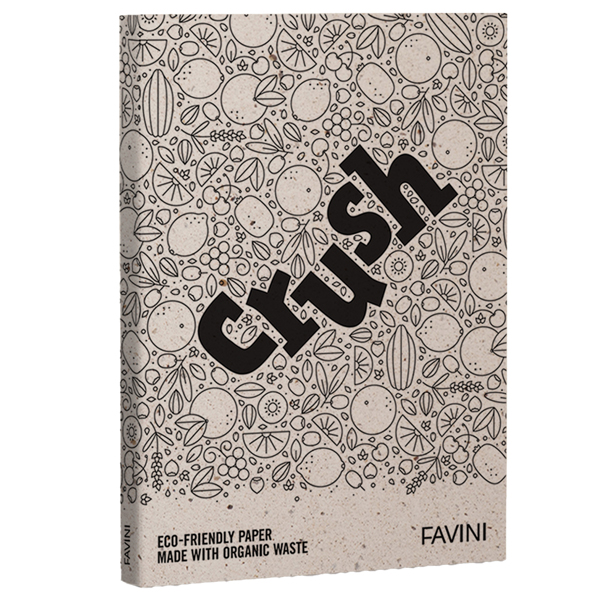  Carta Crush - A4 - 250 gr - cacao - Favini - conf. 50 fogli 