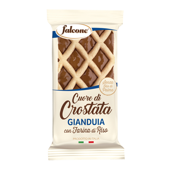  Cuor di crostata gianduia - 60 gr - Falcone 