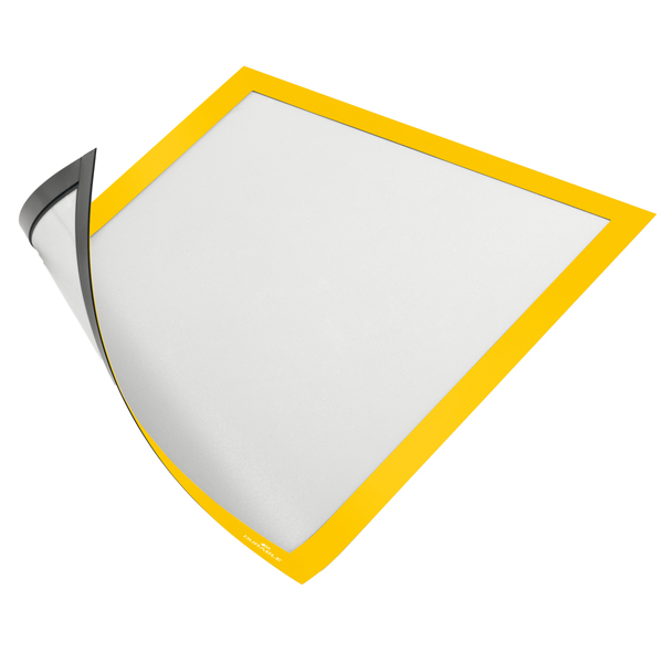  Cornice Duraframe Magnetic - A4 - 21 x 29,7 cm - giallo - Durable 