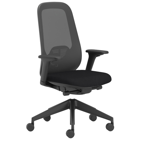  Poltrona semidirezionale Joga - Nero - Unisit 