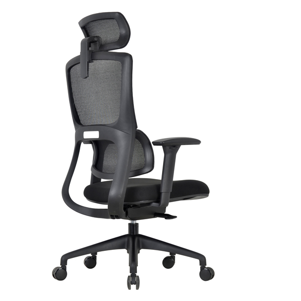  Poltrona semidirezionale Balance - in rete - Nero - Unisit 