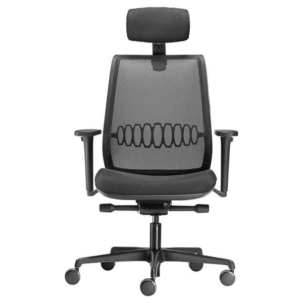  Poltrona operativa Aida - Nero - Unisit 