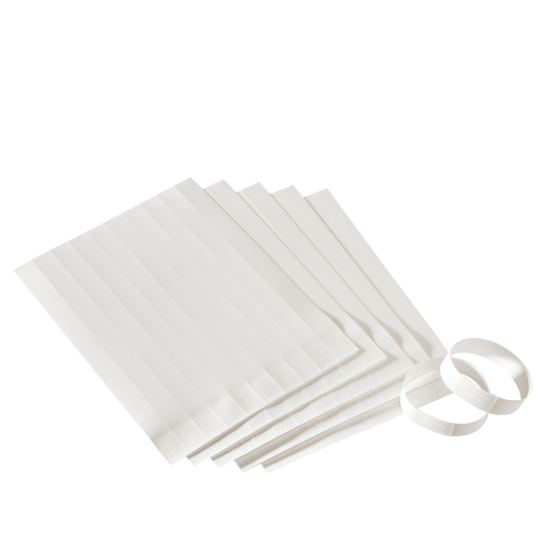  Braccialetti E-mark - 19 x 250 mm -10 et/fg - 10 fogli - bianco - Colop 