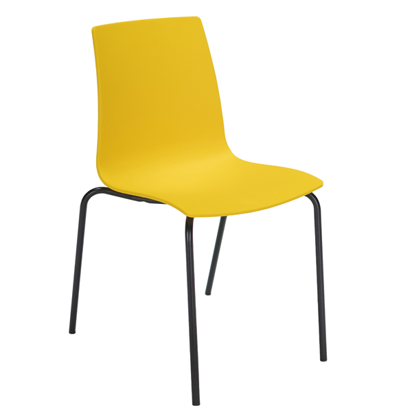  Seduta Candy - PPL - giallo/nero opaco - Grandsoleil 