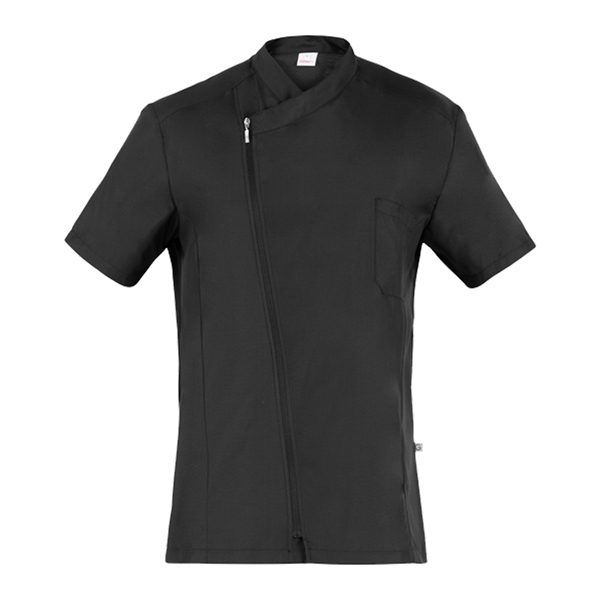  Casacca Maurizio - da uomo - manica corta - taglia M - nero - Giblor's 