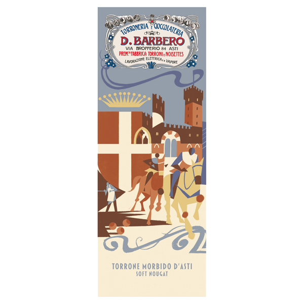  Tavoletta torrone morbido - con nocciole IGP - in astuccio- 150 gr - Barbero 