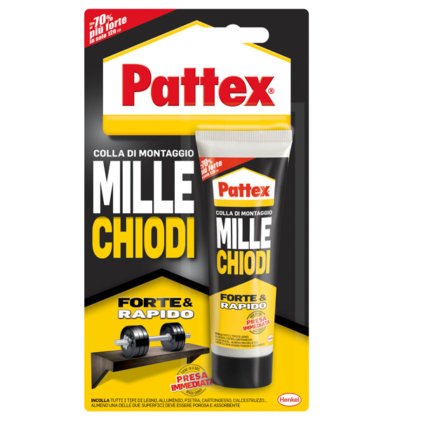  Colla Pattex Millechiodi forte e rapido - 100 gr - Pattex 