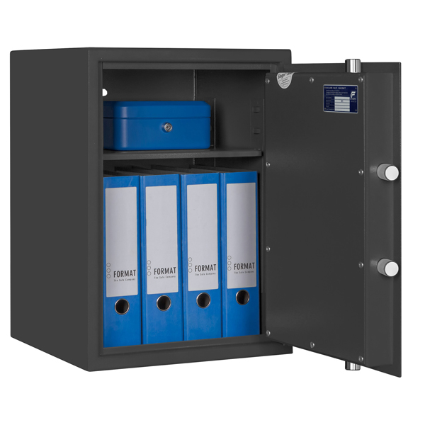  Armadio di sicurezza linea MT - 405 x 385 x 550 mm - grigio scuro - Security Italia 