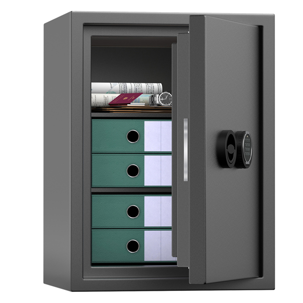  Armadio di sicurezza linea Easy Home - ignifugo - 523 x 475 x 698 mm - grigio scuro - Security Italia 