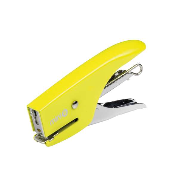  MiniCucitrice a pinza Fluo Mini 8 - giallo - Iternet 