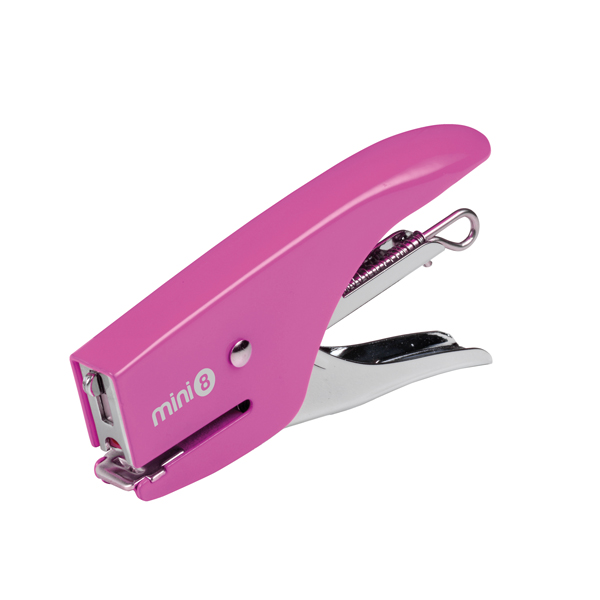  MiniCucitrice a pinza Fluo Mini 8 - rosa - Iternet 