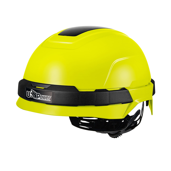  Casco protettivo Antares - regolabile - giallo fluo - U-Power 
