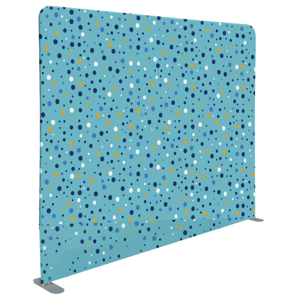 Divisorio in tessuto Wall Decor - 200 x H 150 cm - azzurro/bolle - Studio T 