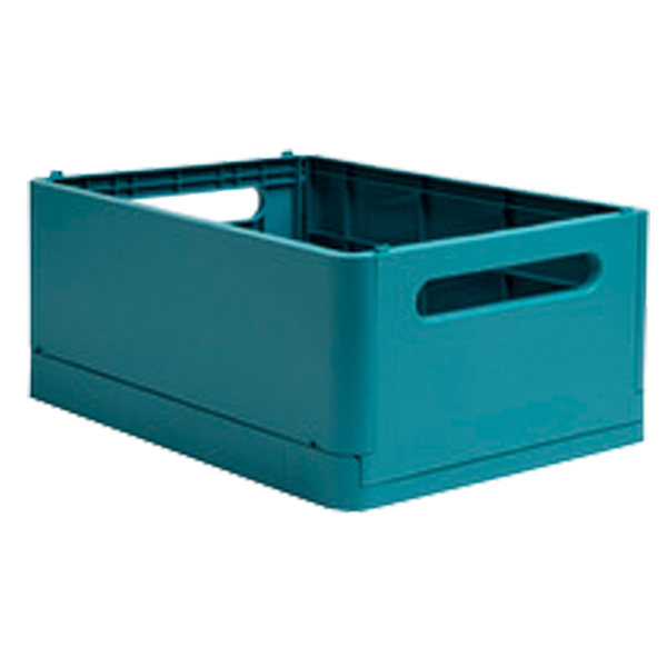  Scatola pieghevole The Smart Case maxi Skandi - 37,5 x 27,5 x 16,3 cm - blu pacifico - Exacompta 