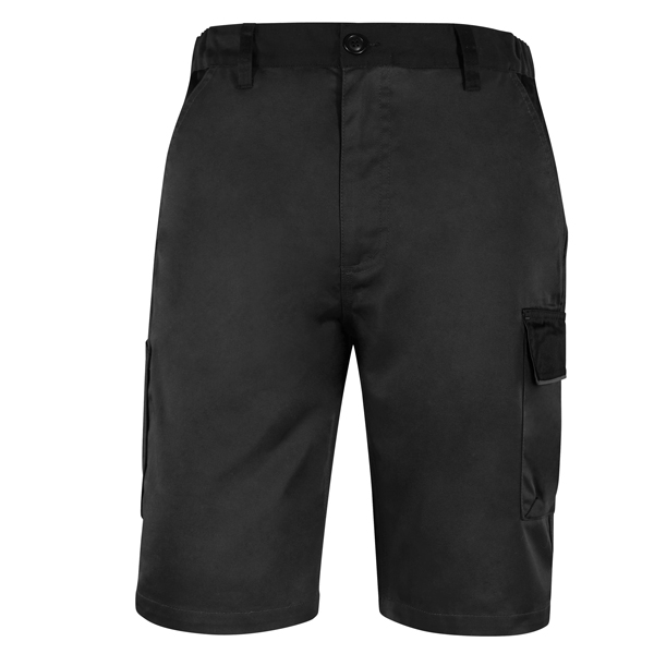  Bermuda da lavoro M1BE2 - taglia XXL - twill/poliestere/cotone - grigio scuro - Deltaplus 