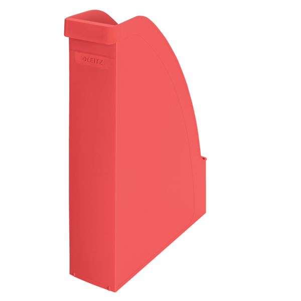  Portariviste Leitz Recycle - 30,8 x 27,8 x 7,8 cm - rosso - Leitz 