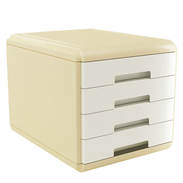  Cassettiera Vintage Milk - colore avorio Arda 