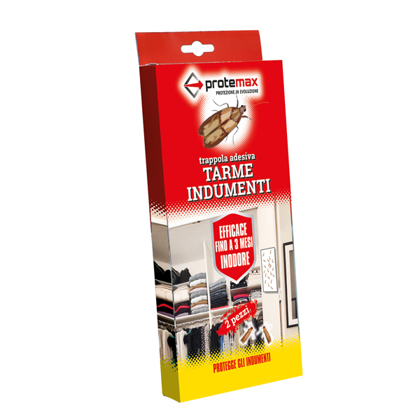  Trappola adesiva per tarme in indumenti - Protemax - blister 2 pezzi 