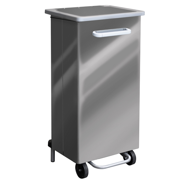  Contenitore a pedale Gastro - 110 L - acciaio - Stilcasa 