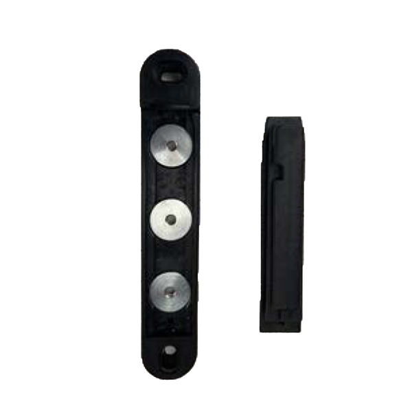  Terminale a muro per testina Rondo Tensa - magnetico - 2,2x12,5cm - nero - Studio T 