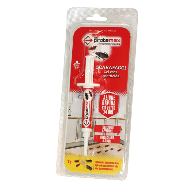  Esca gel siringa - per scarafaggi - 7 gr - Protemax 