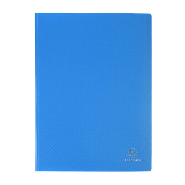  Portalistini Opak - PP - 24 x 32 cm - 60 buste - azzurro - Exacompta 