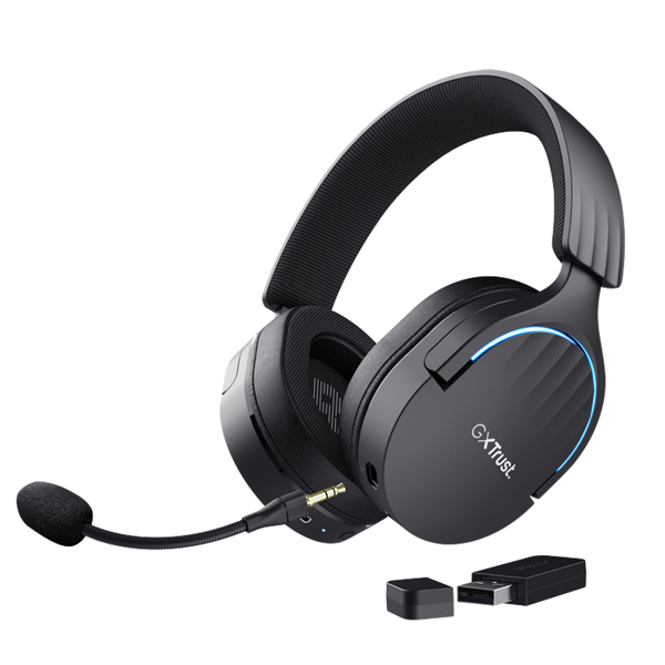 Cuffie gaming wireless GXT 491 FAYZO - con microfono - nero - Trust 