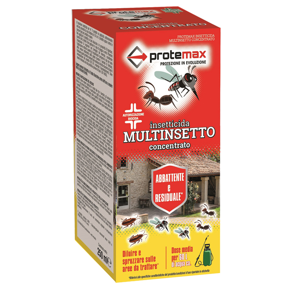  Insetticida multinsetto concentrato - 250 ml - Protemax 