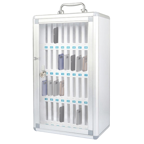  Armadietto portacellulare - 36 posti - 29 x 19 x 50 cm - grigio - Iternet 