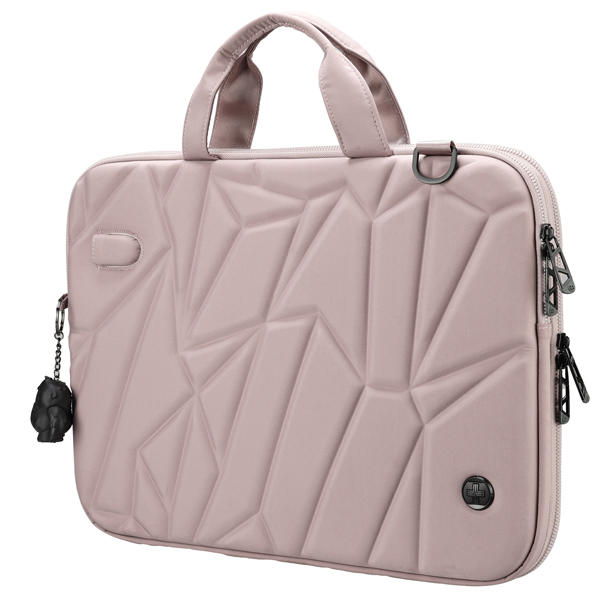  Borsa porta notebook Vacallo 16" - PET - rosa cipria - SWISS Digital DESIGN 