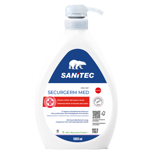  Sapone liquido Securgerm Med PMC - dispenser 1 L - Sanitec 