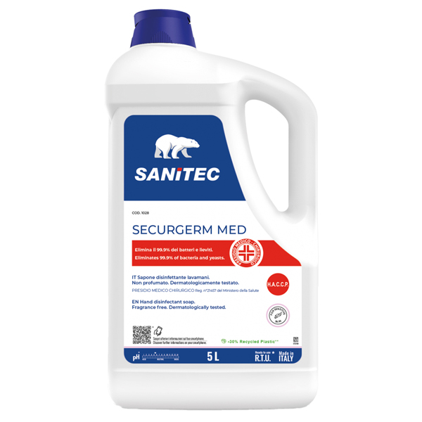  Sapone liquido Securgerm Med PMC - tanica 5 L - Sanitec 