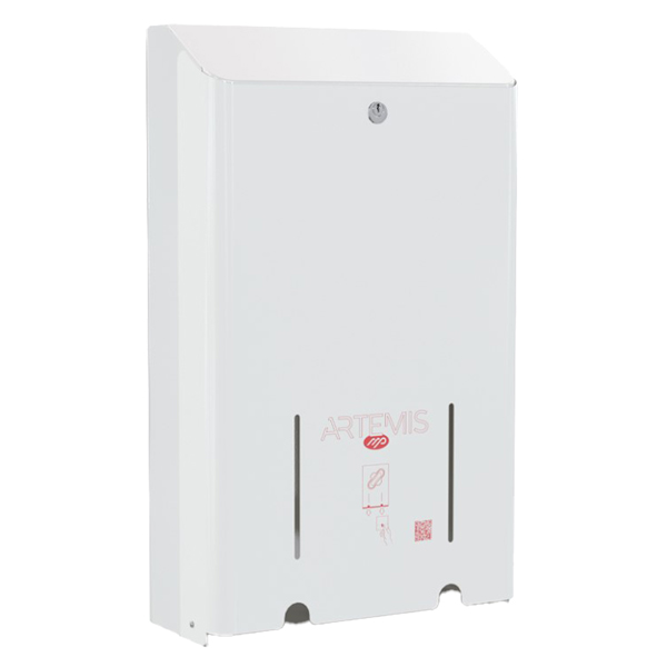  Dispenser assorbenti Artemis - 2 colonne - metallo verniciato - bianco - Mar Plast 