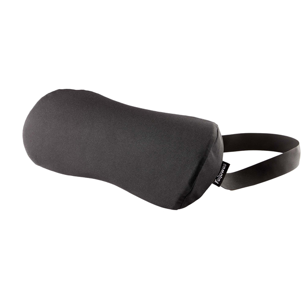  Cuscino Lombare Breyta - 17 x 35 x 6 cm - in tessuto - nero - Fellowes 