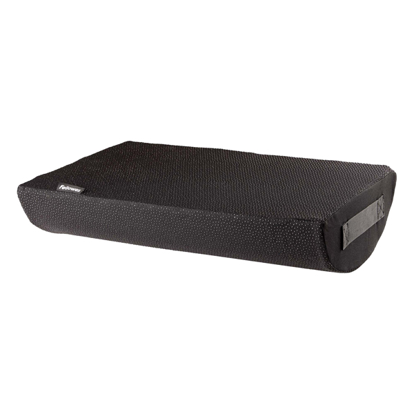  Cuscino Poggiapiedi Breyta - 10 x 45 x 30 cm - nero - Fellowes 