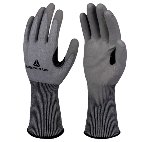 Guanto antitaglio Venicut C02 - maglia softnocut - palmo in poliuretano - taglia 09 - grigio - Deltaplus 
