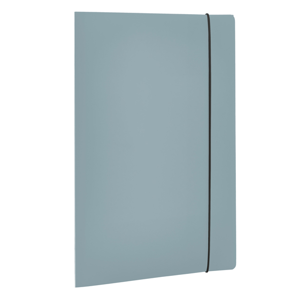  Cartella 3 lembi con elastico HOLOS - A4 - PP - azzurro - Fellowes 