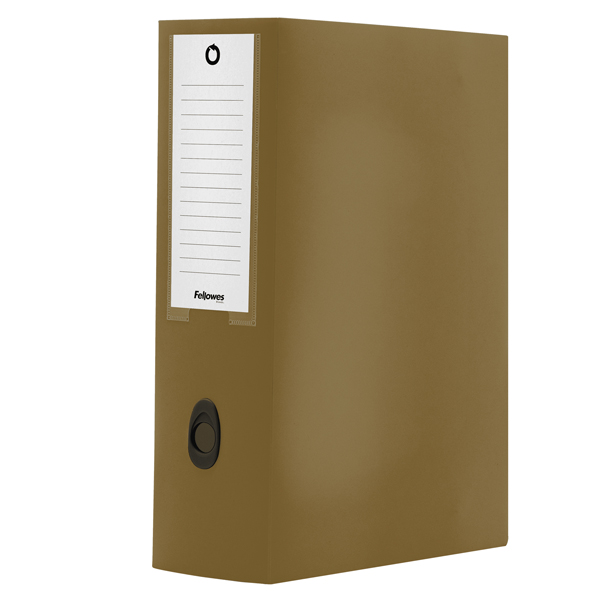  Scatola progetto Plus HOLOS - 25 x 35 cm - dorso 10 cm -marrone - Fellowes 