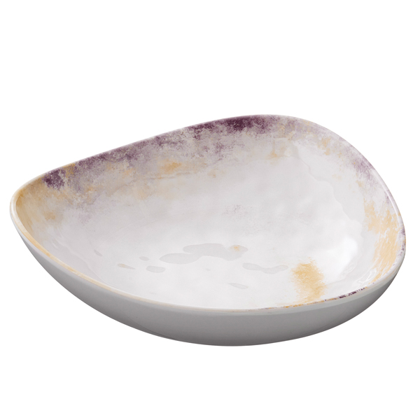  Ciotola triangolare Linea Galassia - 18,5 x 6 cm - melamina - Leone 