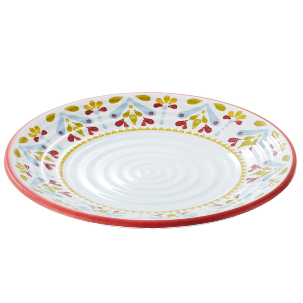  Piatto piano Linea Corfù - diametro 35,5 x 3 cm - melamina - Leone 