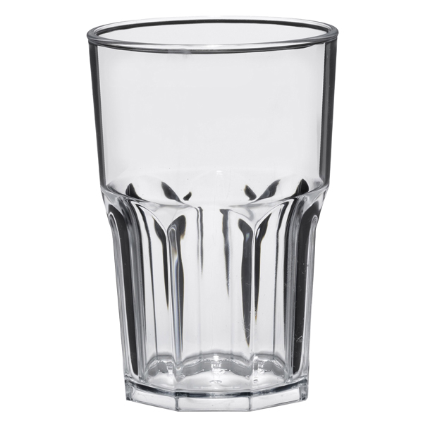  Bicchiere Granity - 400 ml - SAN - trasparente - Leone - conf. 5 pezzi 