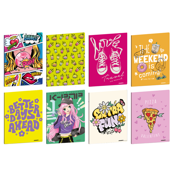  Maxiquaderno Teen Girl - A4 - 4mm - 20+1 fogli - 80 gr - Blasetti 