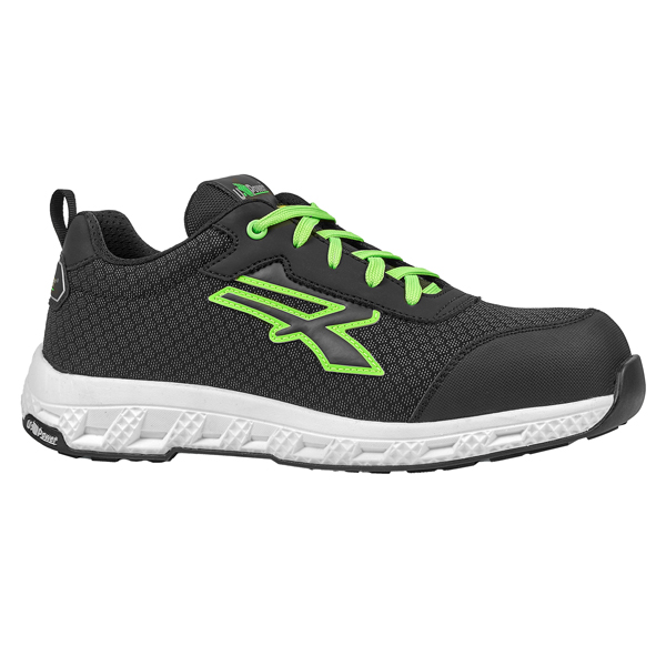  Calzatura di sicurezza Mitch Red Ego S3S ESD - numero 41 - nero/verde - U-Power 