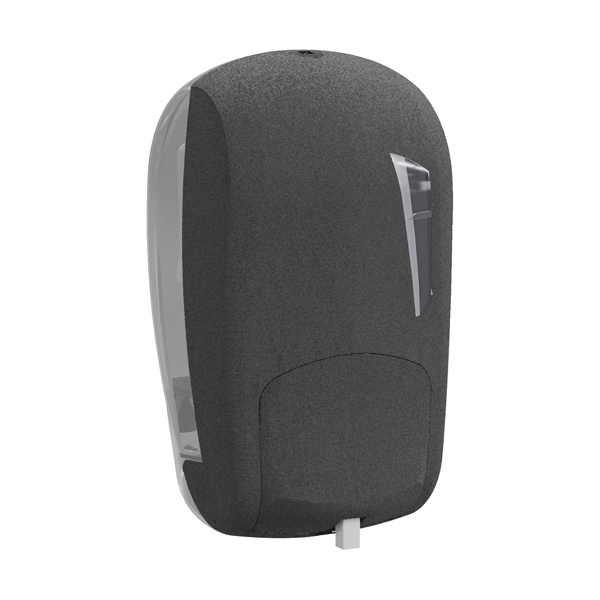  Dispenser SKIN per sapone in schiuma - 23,2 x 11,4 x 12,4 cm - capacità 1L - pietra - Mar Plast 